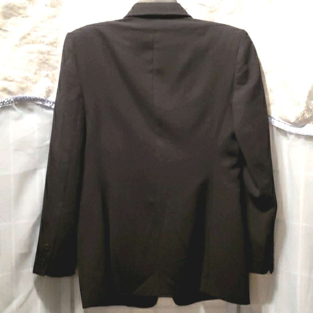 JONES NEW YORK PURE WOOL BLK 3-BUTTON BLAZER SZ 6 - Picture 5 of 8